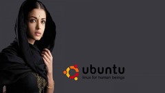 Woman Linux ubuntu