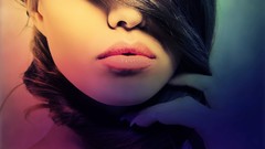 Woman lips