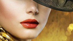 Woman lips