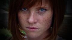 Woman lips Actress blue eyes freckles models natalya rudakova 