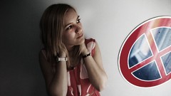 Woman lips blondes brunettes models thong