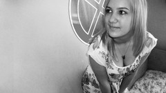 Woman lips blondes lingerie boobs high heels