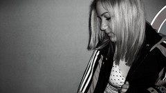 Woman lips blondes models