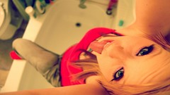 Woman lips blondes models