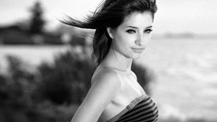 Woman lips brunettes models susan coffey