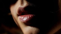 Woman lips brunettes short hair models Femjoy magazine Anita C 