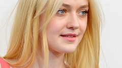 Woman lips Celebrity faces Actress blondes blue eyes Dakota 