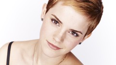 Woman lips Celebrity faces British Actress short hair emma 