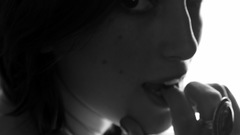 Woman lips Celebrity monochrome