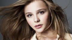 Woman lips faces Actress blondes long hair chloe moretz