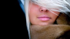 Woman lips faces blondes