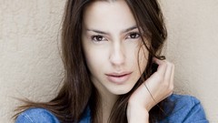 Woman lips faces brunettes