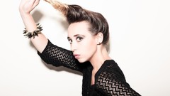 Woman lips faces brunettes models