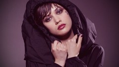 Woman lips fashion Actress olga kurylenko belle ukrainian hooded