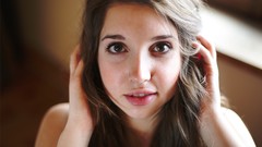 Woman lips green eyes models deviantart