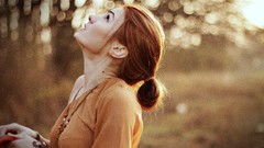 Woman lips legs redheads