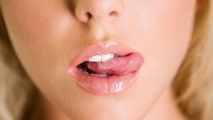 Woman lips Lindsay Marie