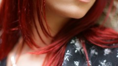 Woman lips Mark redheads necklaces Ariel Piper Fawn Met-Art 