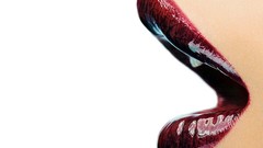 Woman lips models open mouth