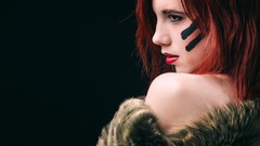 Woman lips models redheads