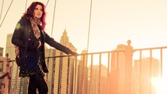 Woman lips pale green eyes models susan coffey redheads