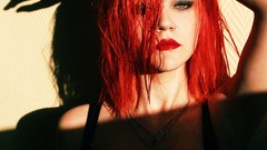 Woman lips piercings redheads Aleksandra Wydrych