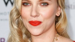 Woman lips Scarlett Johansson blondes