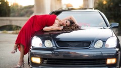 Woman lips skirts brunettes boobs Melyssa Grace