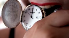 Woman lips watches