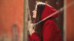 Woman Little Red Riding Hood