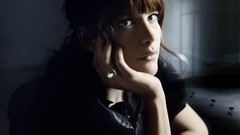 Woman Liv Tyler Actress blue eyes brunettes bangs