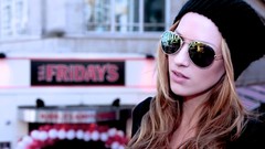 Woman London hats sunglasses Jordan Carver
