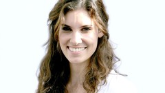 Woman long hair brown eyes brunettes Daniela Ruah