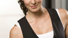 Woman long hair brown eyes brunettes Daniela Ruah