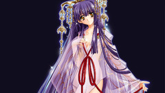 Woman long hair carnelian