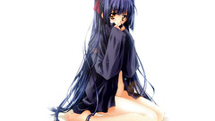 Woman long hair carnelian