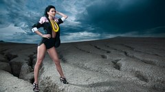 Woman long hair Elena Alexandra Apostoleanu