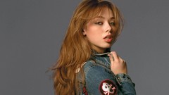 Woman long hair green eyes teen Skye Sweetnam