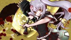 Woman long hair Hyakka Ryouran Samurai Girls