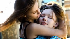 Woman long hair Irina J Virginia Sun