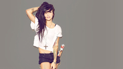 Woman long hair Lights