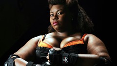 Woman long hair models