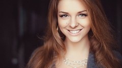 Woman long hair models