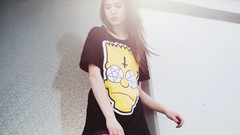 Woman long hair models