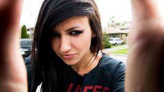 Woman long hair singers