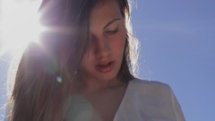 Woman looking down sunlight brunettes pornstars Conny Lior
