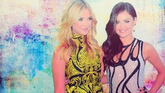 Woman lucy hale blondes brunettes ashley benson