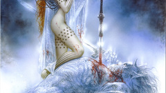 Woman luis royo blood