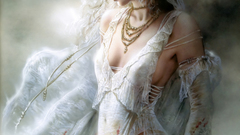 Woman luis royo blood