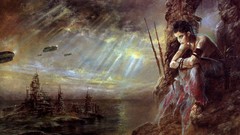 Woman luis royo futuristic